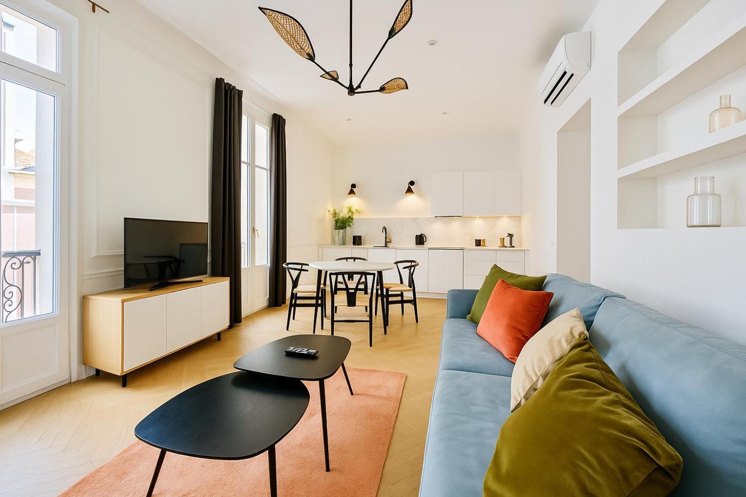 Newly Renovated With Balcony, Ac, Fiber Internet * Monte-Carlo